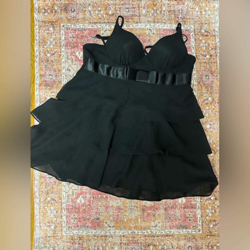 Black Mesh Top